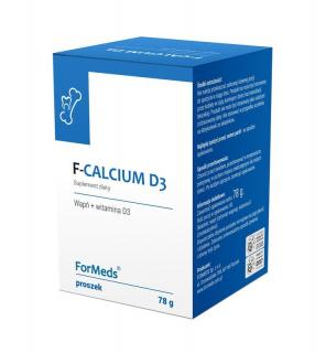 FORMEDS F-CALCIUM D3 wapno na zdrowe kości - 60 saszetek