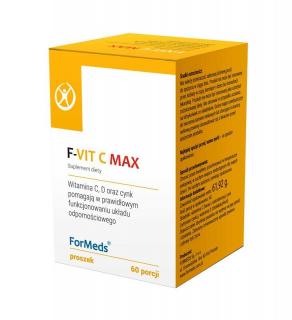 FORMEDS F-VIT C MAX witamina C, D3 oraz cynk na odporność - 60 porcji