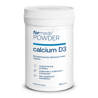 FORMEDS Powder calcium D3 wapno na zdrowe kości - 60 porcji