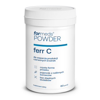 FORMEDS Powder ferr C żelazo i witamina C - 60 porcji