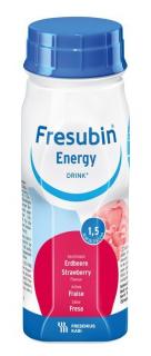 Fresubin energy DRINK - truskawka - Dieta wysokokaloryczna (1,5 kcal/ml) - opak. 4 x 200ml!