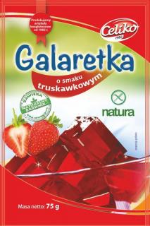 Galaretka o smaku truskawkowym - bezglutenowa