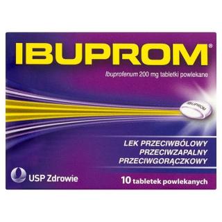 IBUPROM - przeciwbólowy i przeciwzapalny 10 tabl.