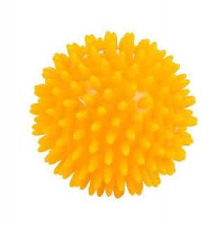 Jeżyk - piłka z kolcami do ćwiczeń i masażu - żółta 8cm