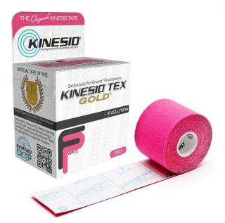 Kinesio Tex Gold FP taśma do tapingu 5cm x 5m - różowa