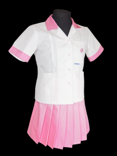 Komplet medyczny dziecięcy elano-bawełna (bluza+spódniczka) - dziewczęcy