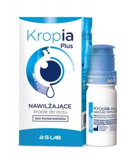Kropia Plus nawilżające krople do oczu bez konserwantów - 10ml