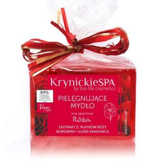 Krynickie SPA - Mydło borowinowe o zapachu róży 100g