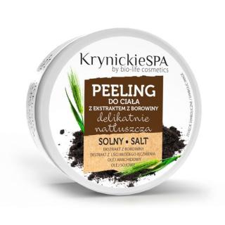 Krynickie SPA - Peeling borowinowy do ciała (solny) 280g