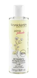 Krynickie SPA - Żel micelarny do mycia twarzy jaśmin jedwab 250g