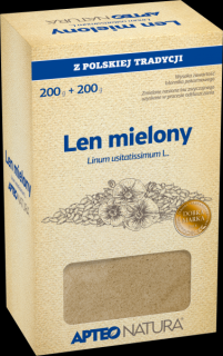 Len Mielony APTEO NATURA 400 g (2 x 200 g)