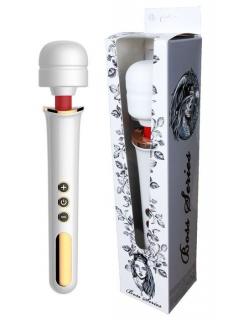Masażer wibrator SUPER POWERFUL Boss Series (USB) - biały