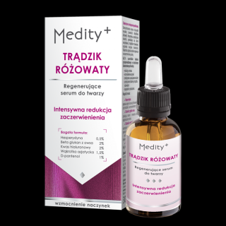 Medity+ Trądzik Różowaty Regenerujące serum do twarzy - 30ml