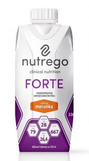 Nutrego FORTE - morela - dieta wysokobiałkowa 330ml