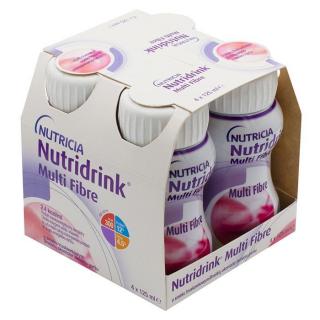 Nutricia Nutridrink Multi Fibre - truskawka - dieta kompletna - opak. 4x 125ml!