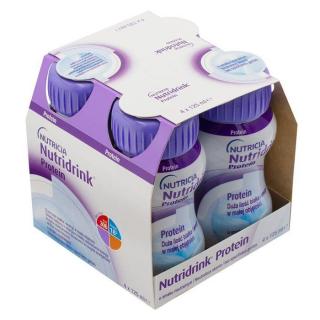 Nutricia Nutridrink Protein - neutralny - dieta wysokobiałkowa - opak. 4x 125ml!