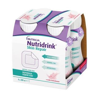 Nutricia Nutridrink Skin Repair (dawniej Cubitan) - truskawka - dieta wspomagająca leczenie ran - 4x 200ml!