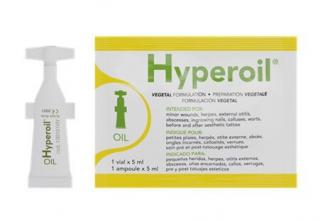 Olejek HyperOil do wszystkich rodzajów ran, owrzodzeń, odleżyn - ampułka 5 ml