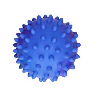 Piłka sensoryczna jeżyk z kolcami do ćwiczeń i masażu 7cm - niebieska