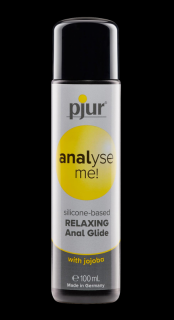 PJUR Analyse me! Relaxing Anal Glide silikonowy lubrykant z olejkiem jojoba 100ml