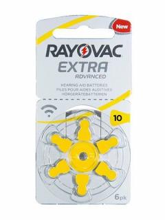 Rayovac Extra Advanced 10 EMF / PR70 baterie do aparatów słuchowych - 6szt.