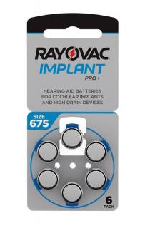 Rayovac Implant PRO+ 675 / PR44 baterie do implantów ślimakowych - 6szt.
