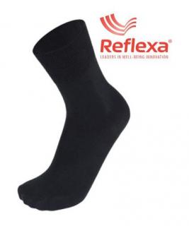 Reflexa® Diabetic - skarpety bezuciskowe cienkie, na poprawę krążenia - czarne - 35-38
