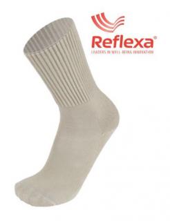 Reflexa® Diabetic - skarpety bezuciskowe grube, na poprawę krążenia - beżowe - 35-38