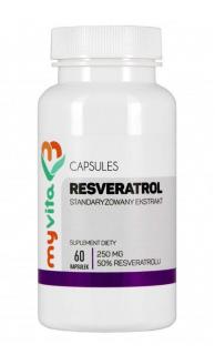 Resveratrol standaryzowany ekstrakt 60 kaps.