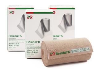Rosidal K bandaż uciskowy o krótkim naciągu 10cm x 5m - zestaw 3szt. DOSTAWA GRATIS