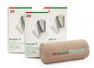 Rosidal K bandaż uciskowy o krótkim naciągu 12cm x 5m - zestaw 3szt. DOSTAWA GRATIS