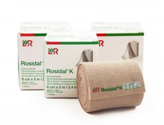 Rosidal K bandaż uciskowy o krótkim naciągu 6cm x 5m - zestaw 3szt. DOSTAWA GRATIS
