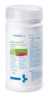 SCHÜLKE Mikrozid sensitive - bezalkoholowe chusteczki do szybkiej dezynfekcji - 200 szt. - pojemnik