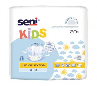 Seni Kids Junior Extra - pieluchomajtki dla dzieci 15-30kg - 30szt.