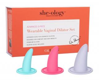 She-Ology™ Wearable Vaginal Dilator Set - zestaw treningowy dildo, rozszerzacze pochwy - 3szt.