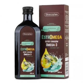 Skoczylas Estromega kwasy rybie Estry kwasów Omega 3 DHA+EPA - 250ml