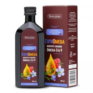 Skoczylas Estromega Standard Bioestry kwasów Omega 3,6,9 - 250ml