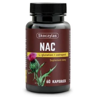 Skoczylas NAC L-glutation + ostropest - 60 kaps.