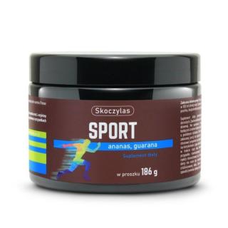 Skoczylas Sport - ananas i guarana w proszku - 186g