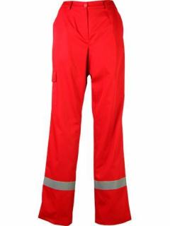 Spodnie dla ratownika medycznego męskie - czerwone