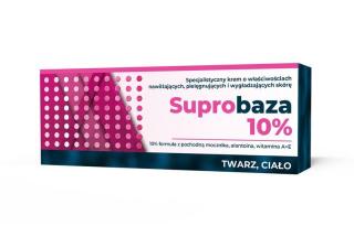 Suprobaza 10% Krem z pochodną mocznika do twarzy i ciała - 30g