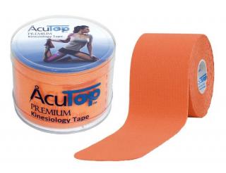 Taśma do tapingu AcuTop Premium Kinesiology Tape 5cm x 5m - pomarańczowa