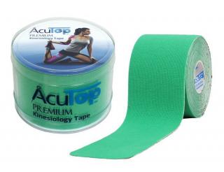 Taśma do tapingu AcuTop Premium Kinesiology Tape 5cm x 5m - zielona