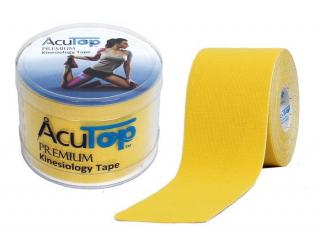 Taśma do tapingu AcuTop Premium Kinesiology Tape 5cm x 5m - żółta