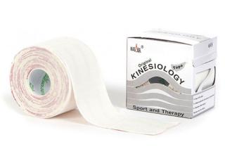 Taśma do tapingu Nasara Kinesiology Tape 5cm x 5m - biała