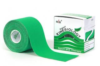 Taśma do tapingu Nasara Kinesiology Tape 5cm x 5m - zielony