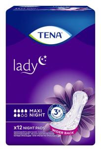 TENA Lady Maxi Night - nocne podpaski anatomiczne 12szt.