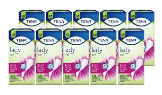 TENA Lady slim ultra mini - specjalistyczne wkładki anatomiczne 10x28szt.