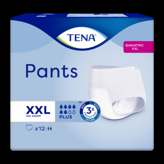 TENA Pants Bariatric XXL - majtki chłonne dla pacjentów otyłych, bariatrycznie chorych, obwód bioder - 150-203cm  - 12szt.