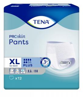 TENA Pants ProSkin PLUS XL - majtki chłonne 12szt.